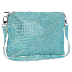 Iscream Aquamarine Crystal Crossbody Bag