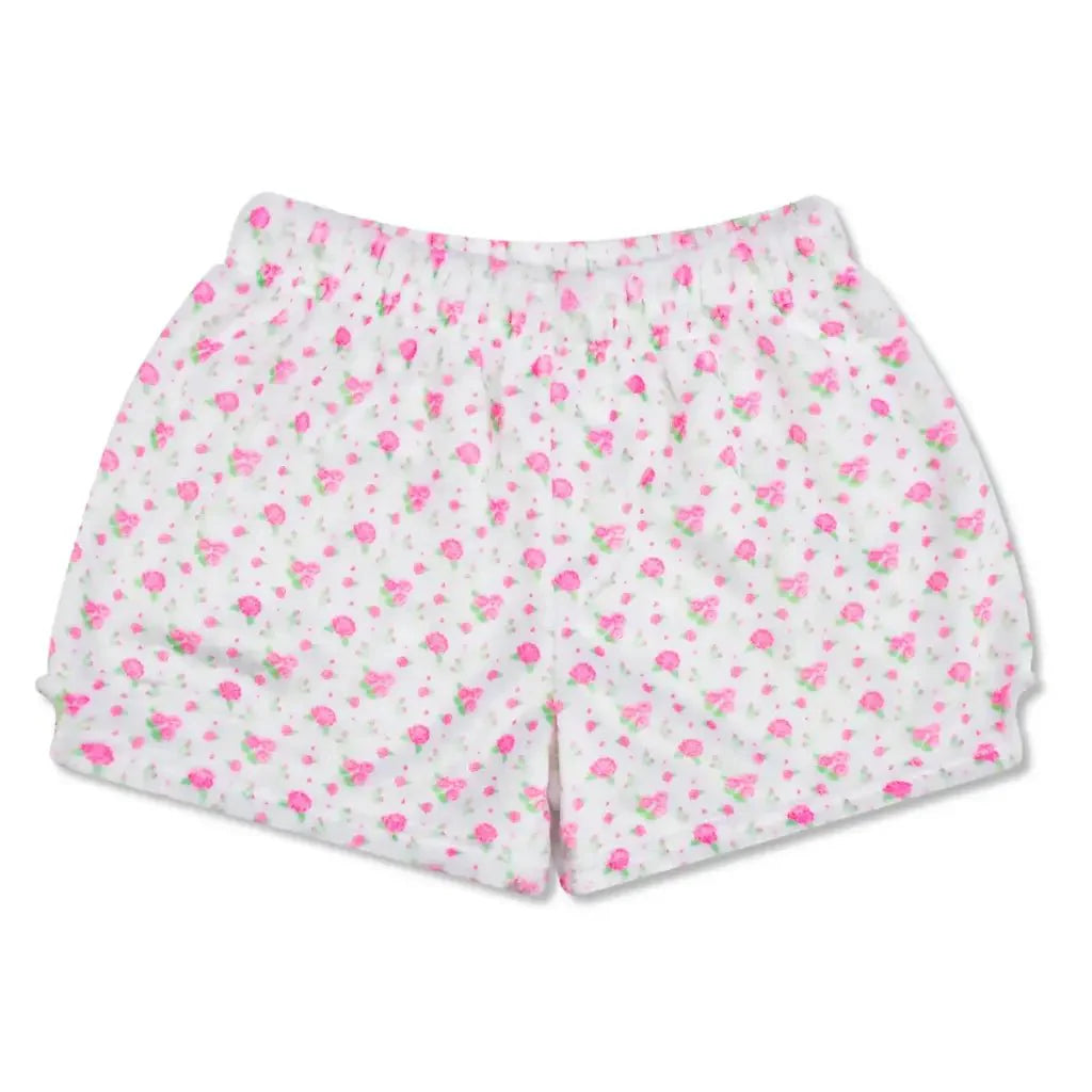 Iscream Pretty in White Plush Shorts