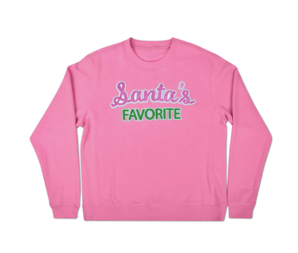 Iscream Santa's Favorite Sweatshirt