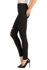 J Brand Maria High Rise Skinny in Black Heart