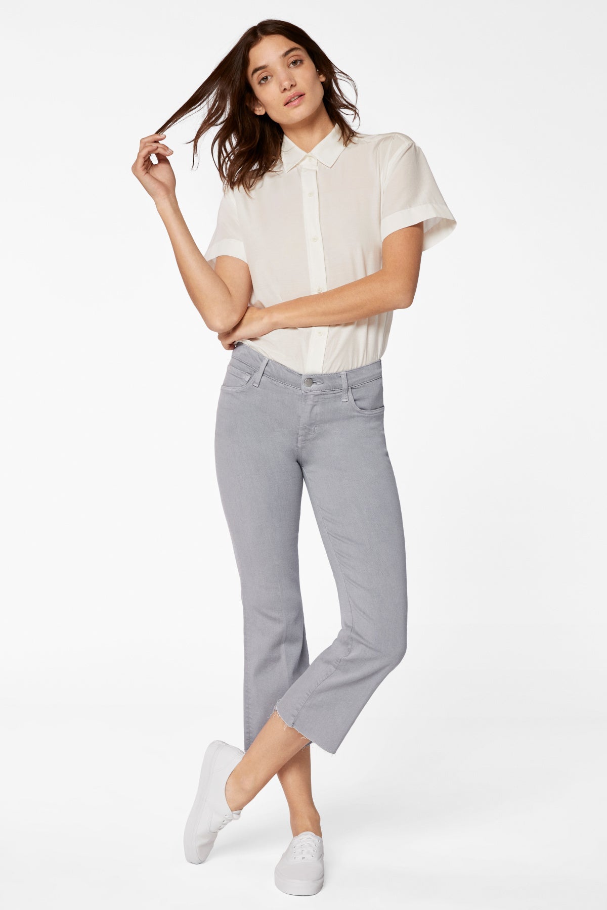 J Brand Selena Mid Rise Cropped Jeans