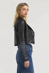 Jakett Erin Burnished Leather in Black Gold