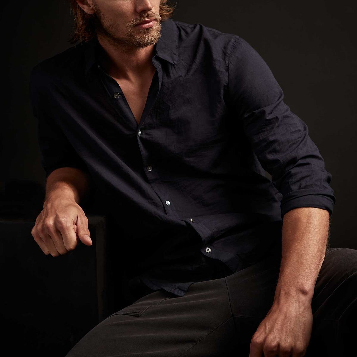 James Perse Standard Shirt in Deep
