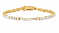 Jen Hansen 6.5" CZ Tennis Bracelet in Gold