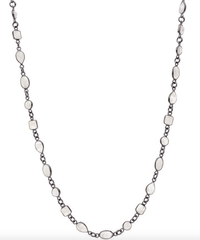 Jen Hansen Layering Chain in Moonstone in Silver