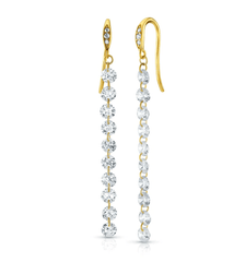 Jen Hansen Long Floating Earring in Gold