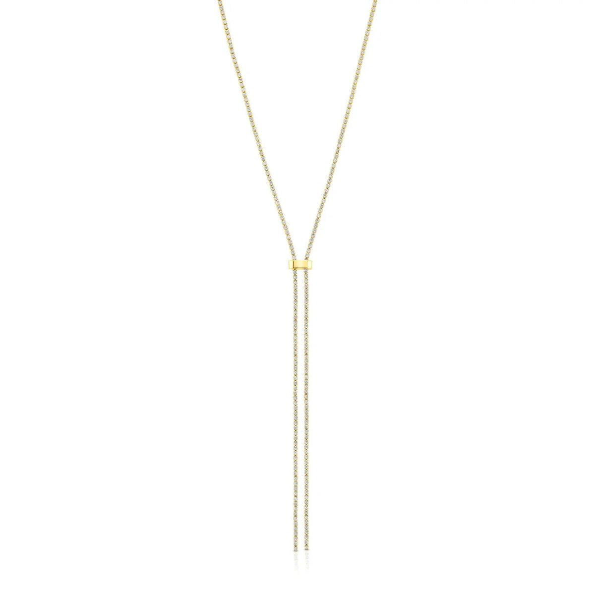 Jen Hansen Tennis Lariat Necklace
