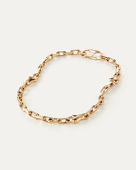 Jenny Bird Art Heart Chain Necklace in Gold