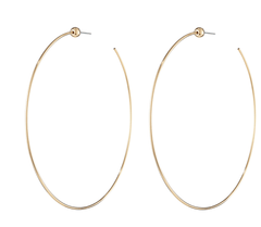 Jenny Bird Icon Hoops in Gold