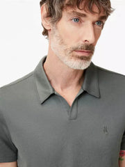 John Varvatos Hague Polo in Flat Grey