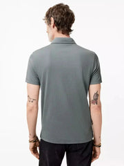 John Varvatos Hague Polo in Flat Grey