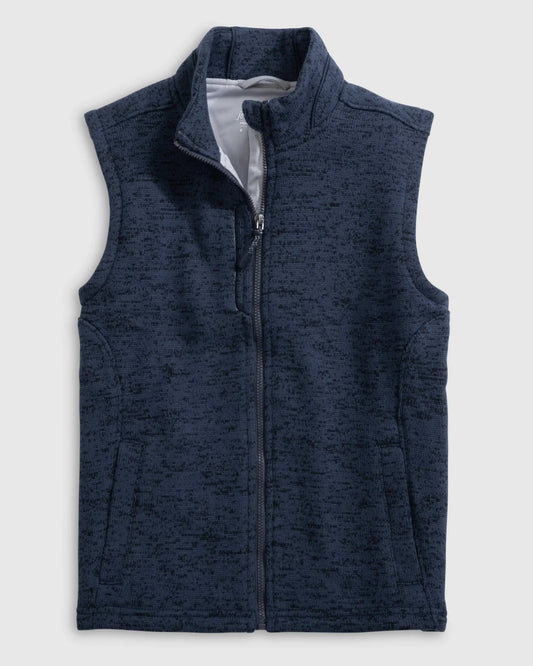 Johnnie-O Denalis Jr. Double-Zip Fleece Vest