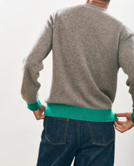 Jumper 1 2 3 4 Contrast Cardigan