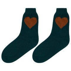Jumper1234 Cashmere Heart Socks in Sacramento