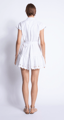 Karina Grimaldi Aruba Embroidered Dress in White