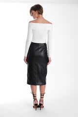 Karina Grimaldi Blair Knit Top in Cream