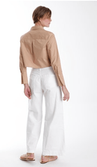 Karina Grimaldi Priscilla Shirt in Khaki