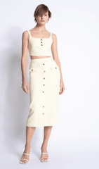 Karina Grimaldi Sunny Top in Yellow