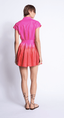 Karina Grimaldi Zellie Ombre Mini Dress in Pink Ombre