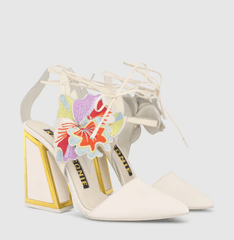Kat Maconie Amanza Pumps in Vanilla Coconut