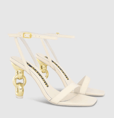 Kat Maconie Riri Sandals in Coconut Cream