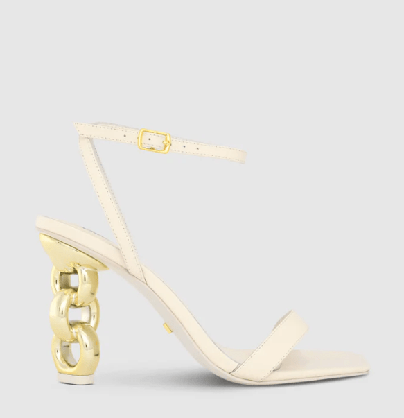 Kat Maconie Riri Sandals in Coconut Cream