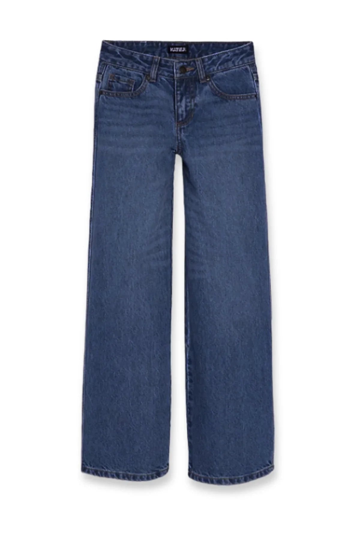 Katie J Junior Chicago Low Rise Jeans in Mid Wash