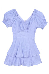 Katie J Junior Delilah Gauze Dress in Lilac