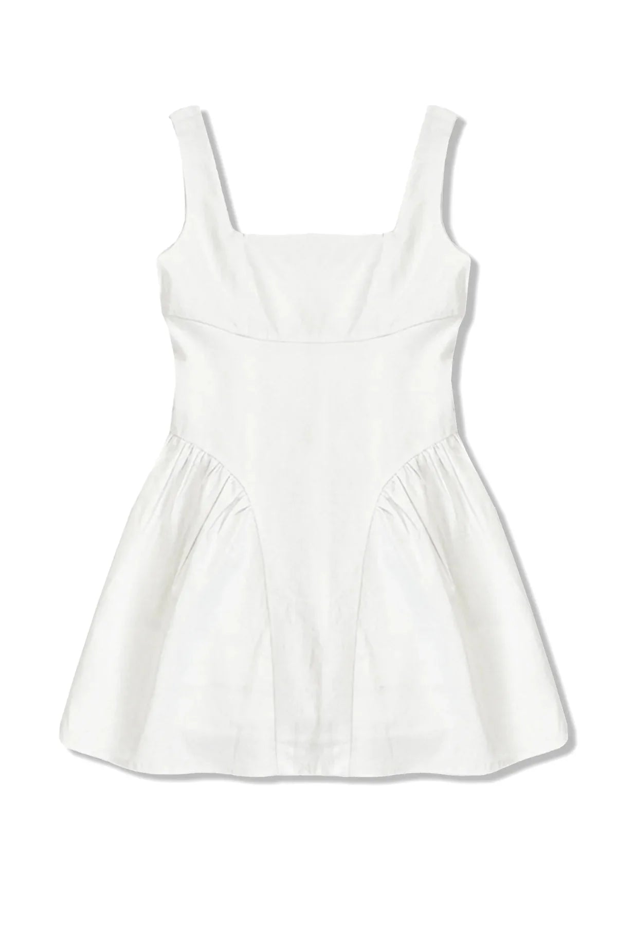 Katie J Nyc Brenna Tween Dress in White Linen
