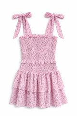 Katie J NYC Emerson Tween Dress in Blush Rose Ditsy