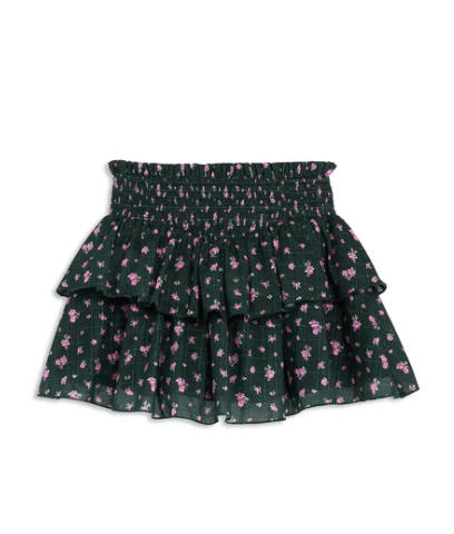 KatieJ Junior Brooke Skirt in Pine Floral