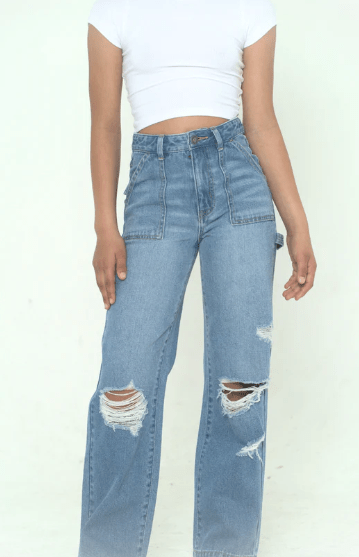 KatieJ Tween Houston in Mid Wash Denim