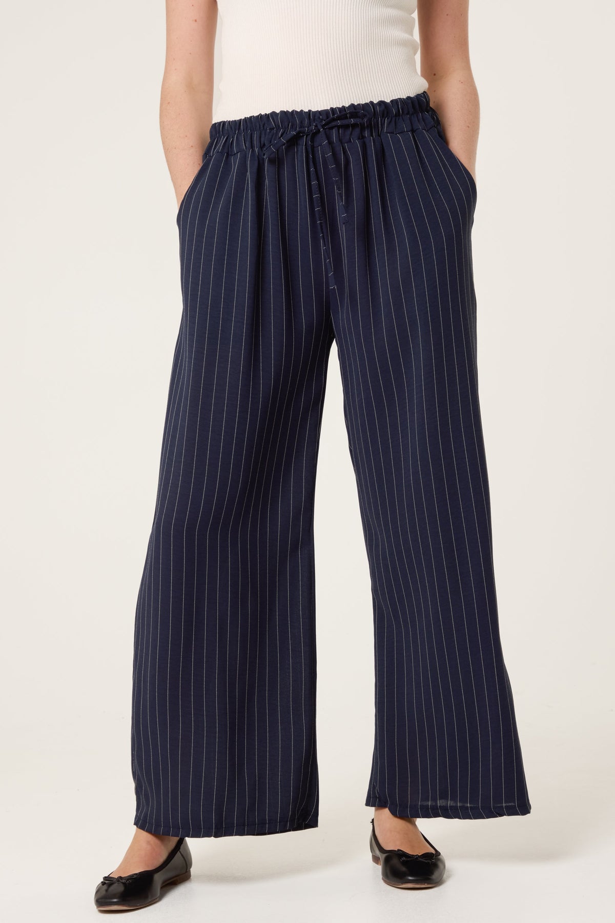 Pinstripe Trousers